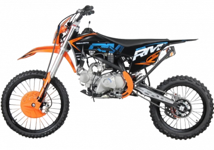 Питбайк Regulmoto SPITFIRE PRO 19/16, 140cc (Черный/ оранжевый, , 204813-1) MSD