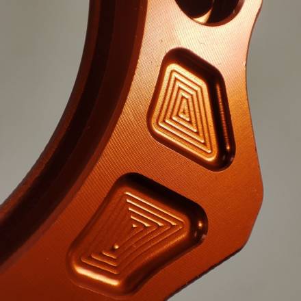 Защита генератора алюминиевая ZS177FMM (NC250) OTOM оранжевая