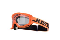 Очки для мотокросса JUST1 VITRO оранжевые/черные, зеркальные