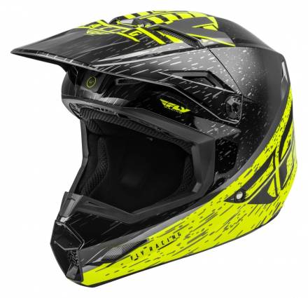 Шлем (кроссовый) FLY RACING KINETIC K120 ECE Hi-Vis желтый/серый/черный (2020) L