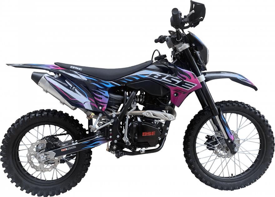 Эндуро / кроссовый мотоцикл BSE Z1 HotRod Blue (025) MSD - купить