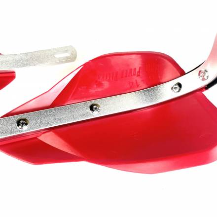 Защита рук армированная красная под руль 28,6мм