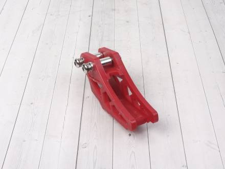Успокоитель цепи (ловушка) для питбайка пластиковая универсальная SM-PARTS красная