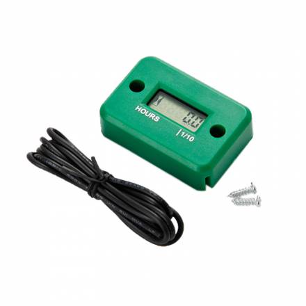 Счетчик моточасов (без тахометра) SM-PARTS  SMP-006 зеленый