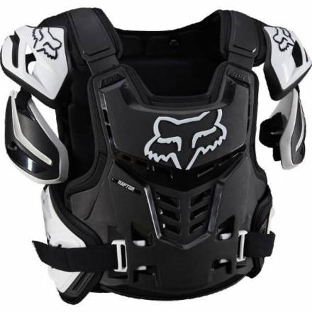 Защита панцирь Fox Raptor Vest Black/White S/M (12351-018-S/M)