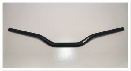 Руль черный алюминиевый MXF 28 мм, средний