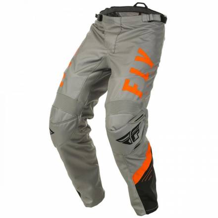 Брюки для мотокросса FLY RACING F-16 серые/черные/оранжевые (2020) 26