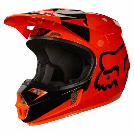 Мотошлем подростковый Fox V1 Mastar Youth Helmet Orange M 48.9-50.2cm (19544-009-M)