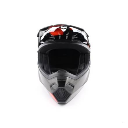 Шлем (кроссовый) Ataki MX801 Strike красный/черный глянцевый  XL