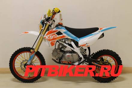 Питбайк KAYO EVOLUTION YX125EM 17/14 KRZ (механ. сцепл., эл. стартер 2019 г.) MSD