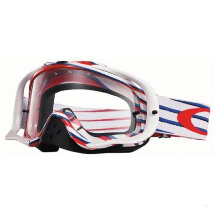 Очки для мотокросса OAKLEY Crowbar Nemesis красные-белые-синие / прозрачная (OO7025-27)
