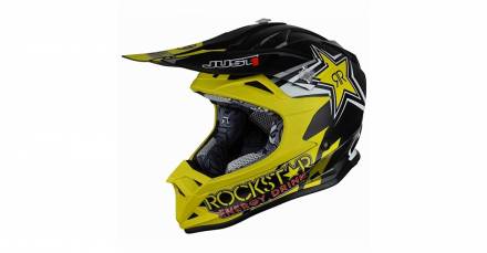 Шлем детский (кроссовый) JUST1 J32 KIDS Rockstar желтый/черный/белый матовый (2018)   YS