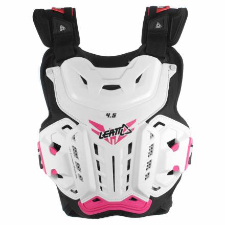 Защита панцирь Leatt Chest Protector 4.5 White/Pink Jacki (5016300100)