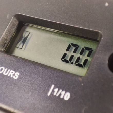 Счетчик моточасов 4ENDURO черный без тахометра