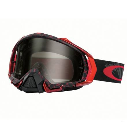 Очки для мотокросса OAKLEY Mayhem Pro Reaper красные-черные / темно-серая (OO7051-08)