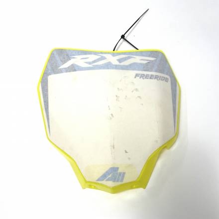 Щиток передний Apollo RXF FREERIDE желтый с графикой