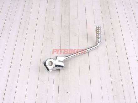 Кикстартер в сборе кованый 16 мм серебристый