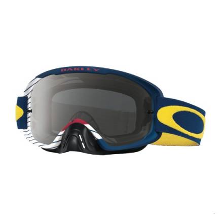 Очки для мотокросса OAKLEY O-Frame 2.0 Lancers синие-желтые / темно-серая (OO7068-12)