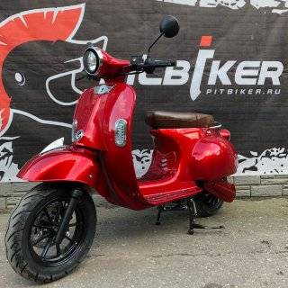 Электроскутер GreenCamel Vespa Style, 72V 3000W R12 быстросъем MSD