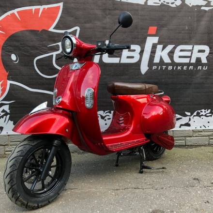 Электроскутер GreenCamel Vespa Style, 72V 3000W R12 быстросъем MSD