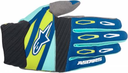 3561016   ALPINESTARS Перчатки TECHSTAR (темно синий-бюризово-зеленый, 716, XXL)