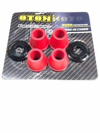 Сайлентблоки руля OTOM красные