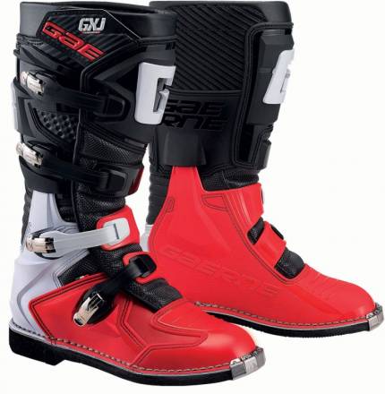 Мотоботы GAERNE GX-J черные/красные 34