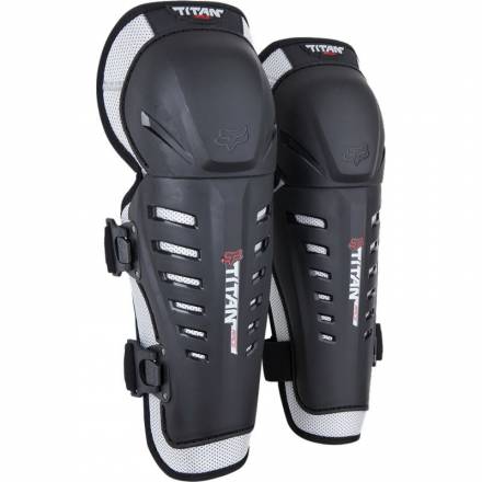 Наколенники подростковые Fox Titan Race Knee/Shin Youth Guard Black (04274-001-OS)