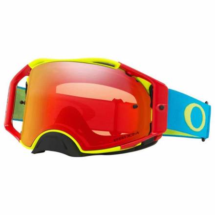 Очки для мотокросса OAKLEY Airbrake Flo красные-синие / красная Prizm MX  (OO7046-72)