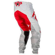 Брюки для мотокросса FLY RACING LITE HYDROGENE красные/серые (2019) 32