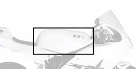 Обтекатель топливног бака (уценка) MINI GP красный