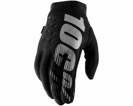 Мотоперчатки 100% Brisker Glove Black/Grey XXL (10016-057-14)
