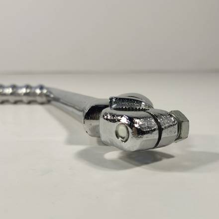 Рычаг кикстартера кованный, полированный D17