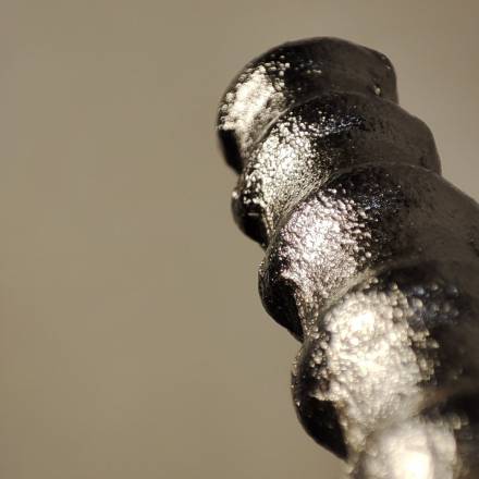 Рычаг кикстартера кованный, полированный D17