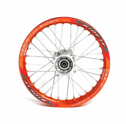 Обод 14&quot; задний алюминий (1,85-R14 d=15mm) оранжевый