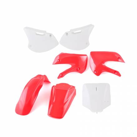 Комплект пластика для питбайка (тип KLX/BBR) красный
