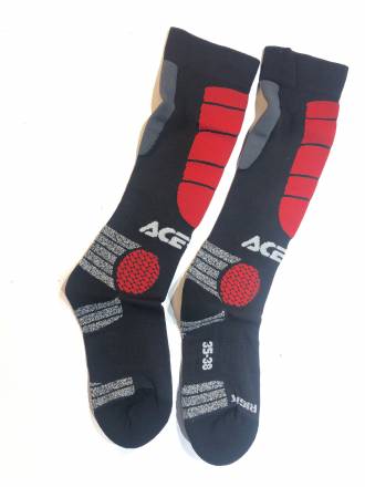 Гольфы кроссовые детские Acerbis MX IMPACT KID Black/Red. L/XL(р.35-38)