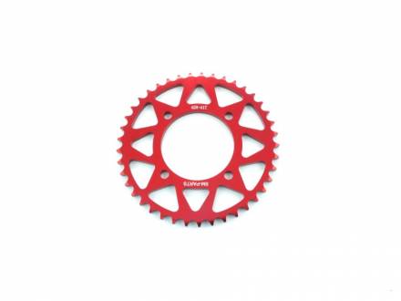 Звезда ведомая аллюминиевая питбайк 428-41T красная  SM-PARTS