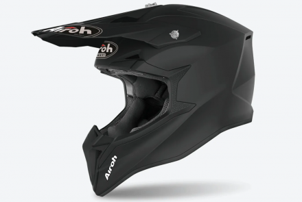 Мотошлем AIROH WRAAP RAZE (BLACK MATT Кросс-Эндуро термопластик XS)