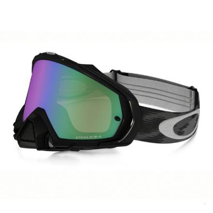 Очки для мотокросса OAKLEY Mayhem Pro Solid черные глянцевые / зеленая Prizm MX (OO7051-43)