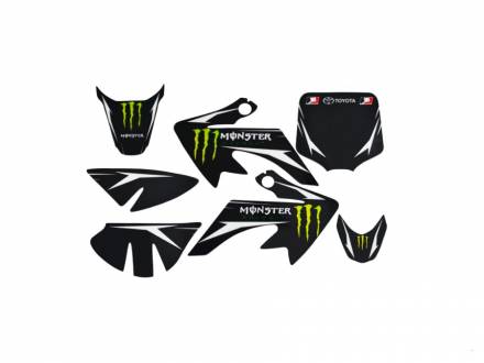 Наклейки на пластик (комплект) CRF50 &quot;MONSTER&quot; 51102