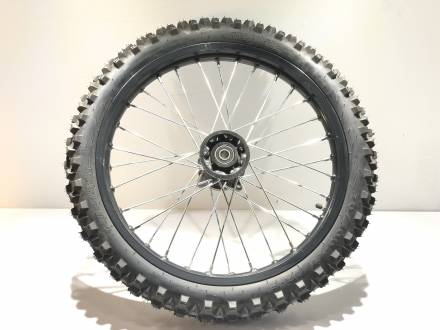 Колесо переднее 17 70/100, алюм обод, черное