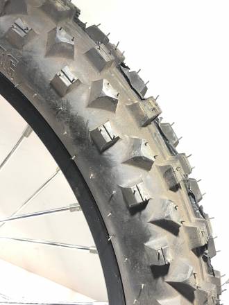 Колесо переднее 17 70/100, алюм обод, черное