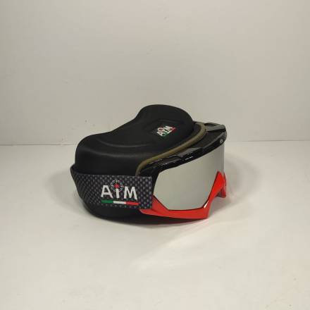 Очки кроссовые AiM (PRO) 157-500 Black-Red Glossy