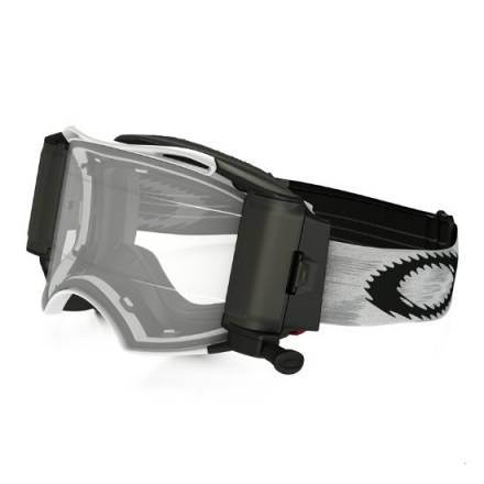 Очки для мотокросса OAKLEY Airbrake (Roll-Off) Solid белые матовые  / прозрачная  (57-990)