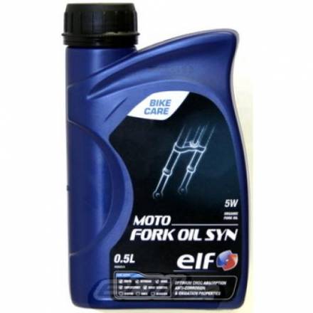 Масло вилочное ELF Moto fork oil syn 5w (0.5л)