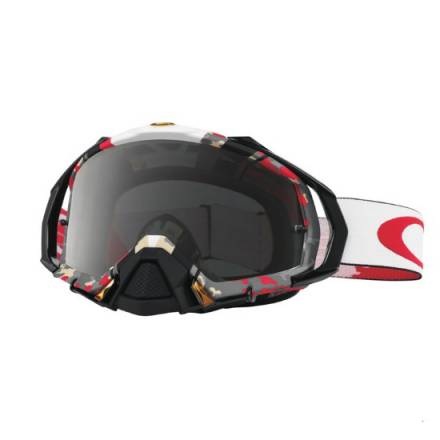 Очки для мотокросса OAKLEY Mayhem Pro Wolfpack серые-камуфляж / темно-серая (OO7051-28)
