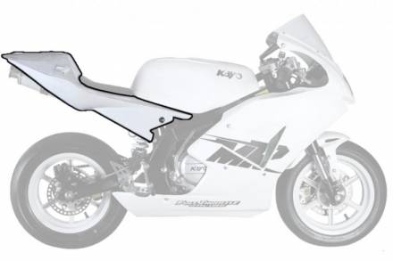 Обтекатель задний (уценка) MINI GP красный