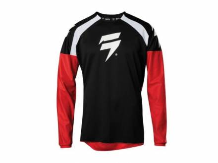 Мотоджерси Shift Whit3 Label Race 1 Jersey Black/Red L (24128-017-L)