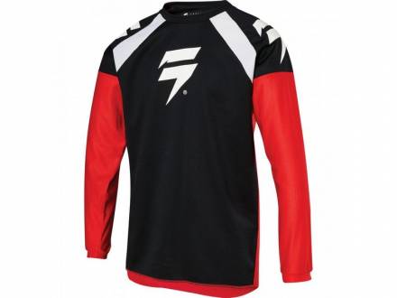 Мотоджерси подростковая Shift Whit3 Race 1 Youth Jersey 1 Red/Black XL (23469-055-XL)